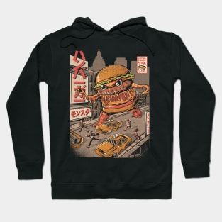 BurgerZilla - Black Hoodie